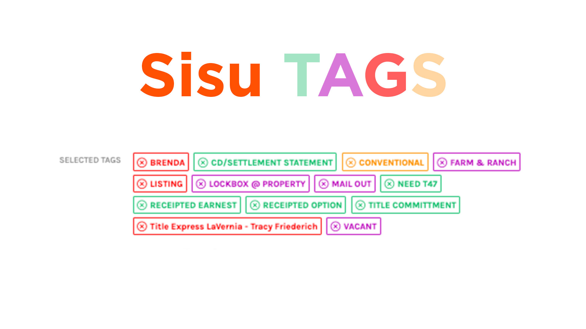 The most effective way to use tags in Sisu